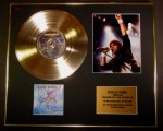 IRON MAIDEN/CD GOLD DISC/SIGNED CD COVER/PHOTO DISPLAY/FRAMED/COA
